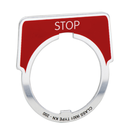 Picture of Legend, Harmony 9001K, Harmony 9001SK, 30mm, aluminium, black with silver letters,40x43mm, marking START