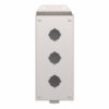 Picture of Empty enclosure control station, Harmony 9001K, Harmony 9001SK, stainless steel, 3 cut outs, 30mm