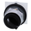 Picture of Selector switch head, Harmony 9001K, metal, standard handle, black, 30mm, 2 positions, spring return left to right