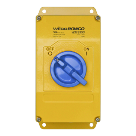Picture of Metal Clad, Switch, 4 Pole, 50A, 415V, SB BSMT Cast Aluminium Material