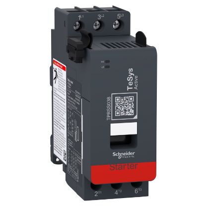 Picture of SIL motor starter, TeSys island, 40A at AC-1, 38A at AC-3, 18.5kW, 20hp, DOL type