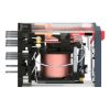 Picture of miniature plug in relay, Harmony Electromechanical Relays, 6A, 4CO, with LED, lockable test but to n, 48V AC