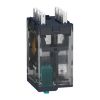 Picture of miniature plug in relay, Harmony Electromechanical Relays, 6A, 4CO, with LED, lockable test but to n, 12V DC