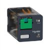 Picture of universal plug in relay, Harmony Electromechanical Relays, 10A, 3CO, with LED, lockable test but to n, flat terminals, 24V DC