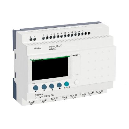 Picture of Zelio Logic, Compact smart relay, 20 I/O, 48 V AC, no clock, display