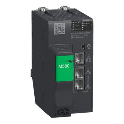 Picture of standalone processor, Modicon M580, 24MB, 61 Ethernet devices, 31 remote IO racks of X80 and Quantum