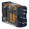 Picture of plug-in relay, Harmony electromechanical relays, 15A, 1CO, with LED, lockable test button, 24V AC