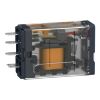 Picture of plug-in relay, Harmony electromechanical relays, 15A, 1CO, with LED, lockable test button, 24V AC