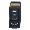 Picture of plug-in relay, Harmony electromechanical relays, 15A, 1CO, with LED, lockable test button, 24V DC