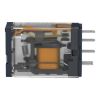 Picture of plug-in relay, Harmony electromechanical relays, 15A, 1CO, with LED, lockable test button, 24V DC