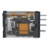 Picture of plug-in relay, Harmony electromechanical relays, 15A, 1CO, with LED, lockable test button, 120V AC