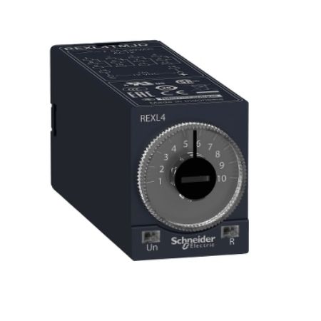 Picture of single function relay, Harmony Timer Relays, 5A, 4CO, 0.1s..100h, on delay, 24V AC