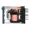 Picture of miniature plug in relay, Harmony Electromechanical Relays, 10A, 3CO, lockable test but to n, 24V DC