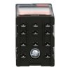 Picture of miniature plug in relay, Harmony Electromechanical Relays, 10A, 3CO, with LED, lockable test but to n, 48V AC