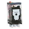 Picture of miniature plug in relay, Harmony Electromechanical Relays, 10A, 3CO, with LED, lockable test but to n, 48V AC