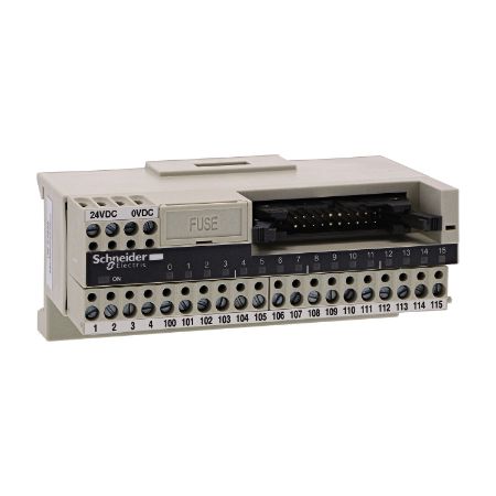 Picture of passive connection sub-base ABE7 - 16 inputs or outputs - Led