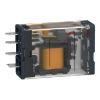 Picture of plug-in relay, Harmony electromechanical relays, 15A, 1CO, lockable test button, 24V AC