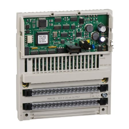 Picture of distributed analog output Modicon Momentum - 4 Output - 0..20 mA