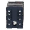 Picture of miniature plug in relay, Harmony Electromechanical Relays, 6A, 4CO, lockable test but to n, 240V AC
