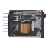 Picture of miniature plug in relay, Harmony Electromechanical Relays, 6A, 4CO, lockable test but to n, 240V AC