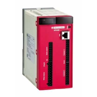 Picture of safety controller XPS-MC - 24 V DC - 16 input - 32 LEDs signalling