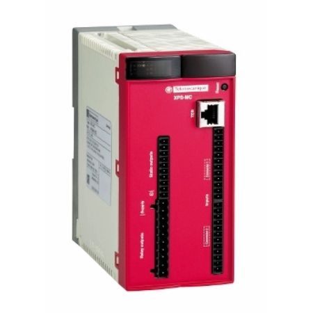 Picture of safety controller XPS-MC - 24 V DC - 16 input - 32 LEDs signalling