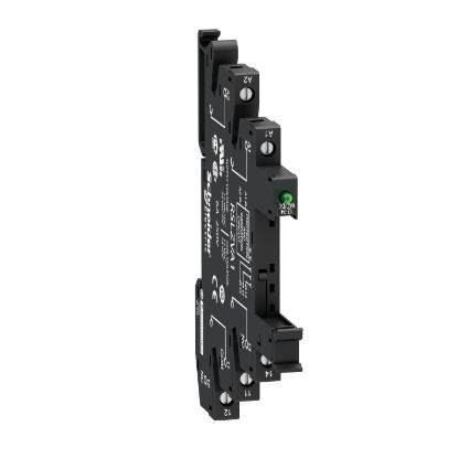 Picture of Harmony Electromechanical Relays, Socket equipped with LED and protection circuit, for RSL1 relays, srew connector, 12...24V AC DC