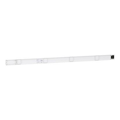 Picture of Straight distribution length, Canalis KN, additional, aluminium, 160A, 3L+N+PE, fixed length 2m, 4 outlets, RAL9001