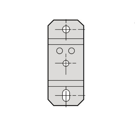 Picture of Fixing raiser, Canalis KB, 25/40A, wall mounting or floor mounting