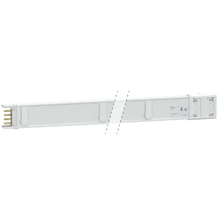 Picture of Horizontal distribution length, Canalis KSA400, aluminium, 400A, fixed length 3m, 12 outlets, 3L+N+PE, white RAL9001