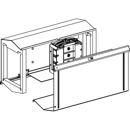 Picture of Jointing unit adapter, Canalis KSA, aluminium, 3L+N+PE, adapter from former KSA 400A to current KSA 500A/1000A offer