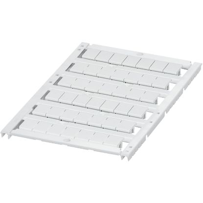 Picture of Marking card, Linergy TR, with 6 strips, 8mm, unprinted, 42 characters, white, Set of 10