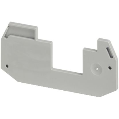 Picture of Linergy, Partial Cover plate, Linergy TR, 2 level, 4 points, for screw terminals NSYTRV24D, NSYTR, grey, Set of 50