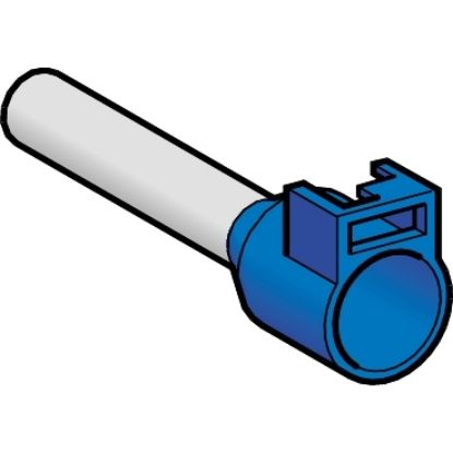 Picture of Cable end, Linergy TR cable ends, single conductor, blue, 50 mm², long size, for clip-in type, 10 sets of 100