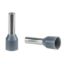 Picture of Cable ends, Linergy TR cable ends, single conductor, grey, 0.75 mm², for insulated cable, medium size, 1 bag