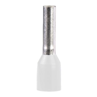 Picture of Cable ends, Linergy TR cable ends, single conductor, white, 0.5mm², for insulated cable, medium size, 1 bag