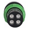 Picture of Monolithic push button, Harmony XB7, plastic,red, 22mm, spring return, unmarked, 1NC