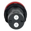 Picture of Monolithic pilot light, Easy Harmony XA2, plastic, red, 22mm, integral LED, screw clamp terminals, 220V DC