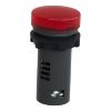 Picture of Monolithic pilot light, Easy Harmony XA2, plastic, red, 22mm, integral LED, screw clamp terminals, 220V DC