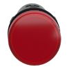 Picture of Monolithic pilot light, Easy Harmony XA2, plastic, red, 22mm, integral LED, screw clamp terminals, 220V DC