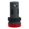 Picture of Monolithic pilot light, Easy Harmony XA2, plastic, red, 22mm, integral LED, screw clamp terminals, 220V DC