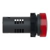 Picture of Monolithic pilot light, Easy Harmony XA2, plastic, red, 22mm, integral LED, screw clamp terminals, 220V DC