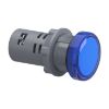 Picture of Monolithic pilot light, Easy Harmony XA2, plastic, blue, 22mm, integral LED, screw clamp terminals, 380…400V AC, anti interference