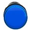 Picture of Monolithic pilot light, Easy Harmony XA2, plastic, blue, 22mm, integral LED, screw clamp terminals, 380…400V AC, anti interference