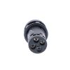 Picture of Monolithic illuminated push button, Harmony XB7, plastic, red, 22mm, integral LED, spring return, 230...240V AC, 1NO