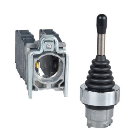 Picture of Joystick controller, Harmony XB4, metal, 22mm, 4 directions, spring return, 1NO