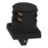 Picture of Complete cam switch, Harmony K1, K2, cam changeover switch, front mounting, plastic, 4 poles, position 0, 30degrees, 32A, 64x64mm, marked 1 0 2
