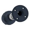 Picture of Harmony XVU, Fixing plate with adjustable aluminium pole 210 to 385mm for modular tower lights, black, 60mm