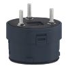 Picture of Harmony XVU, Fixing unit for modular tower lights, black, 60mm, 3 pins direct mounting