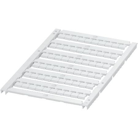 Picture of Marking card, Linergy TR, flat, 6mm, unprinted with 6 strips, 60 characters, White, set of 10